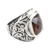 Men's smoky quartz ring, 'Primeval Garden' - Men's 16 Carat Smoky Quartz Ring (image 2c) thumbail
