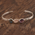 Multi-gemstone cuff bracelet, 'Captivating Trio' - Multi-Gemstone Cuff Bracelet with Labradorite (image 2) thumbail