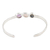 Multi-gemstone cuff bracelet, 'Captivating Trio' - Multi-Gemstone Cuff Bracelet with Labradorite (image 2d) thumbail