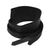 Leather obi belt, 'Stylish Appeal in Black' - Hand Crafted Black Sheep Leather Obi Belt