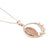 Rose quartz pendant necklace, 'Pink Wreath' - Hand Crafted Rose Quartz and Sterling Silver Necklace (image 2c) thumbail