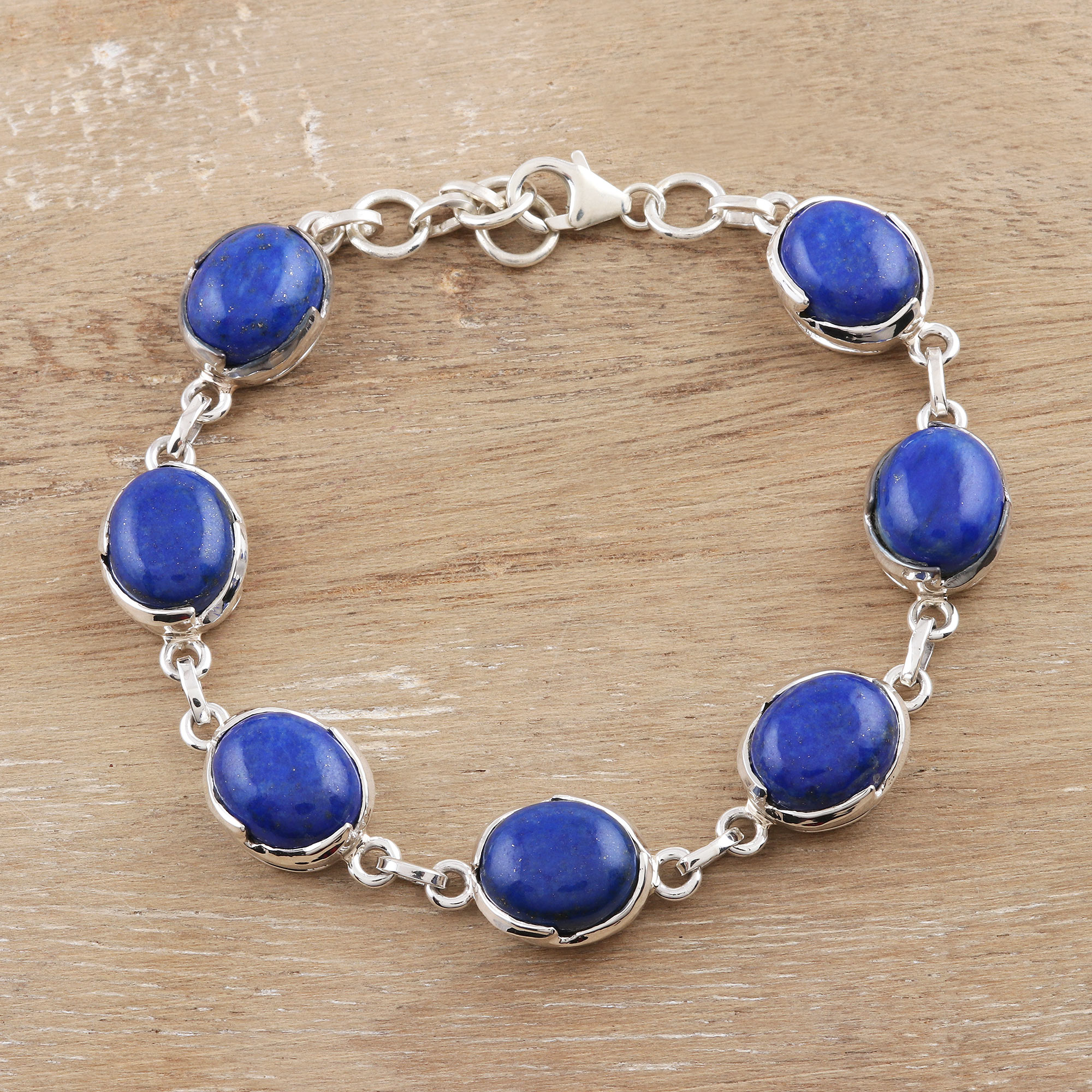 Silver Aura Creations Sterling Silver Lapis Lazuli Bracelet Price in India  - Buy Silver Aura Creations Sterling Silver Lapis Lazuli Bracelet Online at  Best Prices in India | Flipkart.com