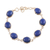 Lapis lazuli link bracelet, 'Saputara Saga' - Sterling Silver and Lapis Lazuli Link Bracelet (image 2a) thumbail