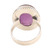 Amethyst cocktail ring, 'Sweet Glory' - Oval Amethyst Cabochon Cocktail Ring (image 2d) thumbail
