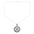 Amethyst pendant necklace, 'Force of Nature' - Amethyst Pendant Sterling Silver Necklace (image 2c) thumbail