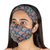 Viscose face mask and headband, 'Mesmerize' - Printed Face Mask and Headband Set from India thumbail