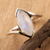 Rainbow moonstone cocktail ring, 'Glacial Treasure' - Sterling Silver and Rainbow Moonstone Cocktail Ring