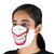 Cotton face masks, 'Spooky Clown' (pair) - Spooky Clown Smile Reusable Cotton Face Masks Pair thumbail