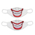 Cotton face masks, 'Spooky Clown' (pair) - Spooky Clown Smile Reusable Cotton Face Masks Pair (image 2a) thumbail