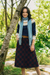 Wool blend skirt, 'Jaipur Chic in Plaid' - Hand Made Wool Blend Plaid Skirt (image 2b) thumbail