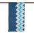 Cotton batik scarf, 'Mumbai Waves' - Hand Printed Cotton Batik Scarf (image 2b) thumbail