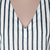 Lockere Viskosebluse mit Blockdruck - Handgefertigte ärmellose Bluse aus gestreifter Viskose