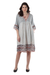Viscose babydoll dress, 'Mumbai Joy' - Empire Waist Viscose Dress