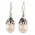 Cultured pearl dangle earrings, 'Pearl Tears' - Artisan Crafted Cultured Freshwater Pearl Dangle Earrings (image 2a) thumbail
