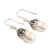 Cultured pearl dangle earrings, 'Pearl Tears' - Artisan Crafted Cultured Freshwater Pearl Dangle Earrings (image 2c) thumbail