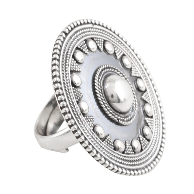 Sterling silver cocktail ring, 'Glorious Appeal' - Oversized Sterling Silver Cocktail Ring