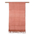 Silk shawl, 'Brown Spice' - Artisan Crafted Fringed Silk Shawl from India (image 2c) thumbail