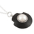 Cultured freshwater pearl pendant necklace, 'Glowing Orb' - Handmade Sterling Silver and Cultured Pearl Pendant Necklace