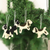 Wool felt ornaments, 'Sit, Stay, Heel' (set of 4) - Set of 4 Wool Felt Dog Ornaments (image 2) thumbail
