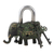 Brass padlock and keys, 'Her Majesty' - Brass Elephant Padlock with Keys