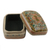 Papier mache jewelry box, 'Royal Persia' - Handmade Papier Mache Persian Motif Jewelry Box