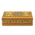 Papier mache decorative box, 'Floral Nobility' - Hand Painted Papier Mache Decorative Floral Box (image 2b) thumbail