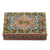 Decorative papier mache box, 'Floral Glory' - Hand Painted Decorative Floral Box (image 2a) thumbail