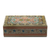 Decorative papier mache box, 'Floral Glory' - Hand Painted Decorative Floral Box (image 2b) thumbail