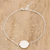 Sterling silver pendant bracelet, 'Sweetheart Charm' - Hand Made Sterling Silver Pendant Bracelet from India