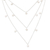 Charm-Halskette aus Sterlingsilber - Handgefertigte Halskette mit Sternanhänger aus Sterlingsilber