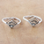 Zehenringe aus Sterlingsilber, 'Diamond Tiara' (Paar) - Handgemachte Sterling Silber Zehenringe aus Indien (Paar)