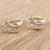Sterling silver toe rings, 'Sailor Moon' (pair) - Handmade Sterling Silver Crescent Moon Toe Rings (Pair) (image 2) thumbail