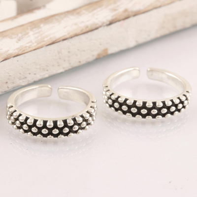Sterling silver toe rings, Perfect Pair (pair)