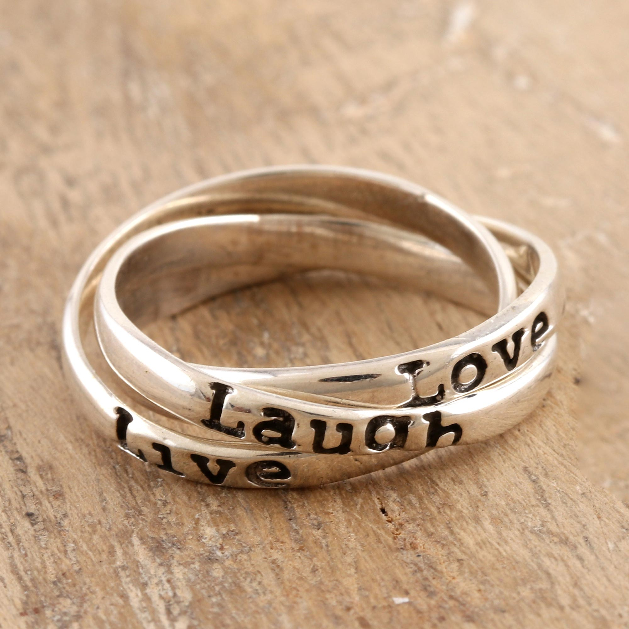 True Love Waits Spinner Style Engraved Ring