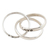 Multi-Band-Ring aus Sterlingsilber, (3er-Set) - Handgefertigter Multi-Band-Ring aus Sterlingsilber (3er-Set)