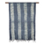 Mantón de seda teñido anudado - Mantón de seda teñido anudado en azul y marfil hecho artesanalmente