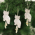 Beaded cotton ornaments, 'Owl Glitz' (set of 3) - Beaded Owl Christmas Ornaments (Set of 3)