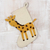 Wool Christmas stocking, 'Holiday Giraffe' - Handmade Wool Christmas Stocking (image 2) thumbail