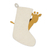 Wool Christmas stocking, 'Holiday Giraffe' - Handmade Wool Christmas Stocking