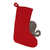 Wool Christmas stocking, 'Festive Elephant in Red' - Handmade Wool Christmas Stocking (image 2b) thumbail