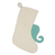 Wool Christmas stocking, 'Festive Elephant in Ivory' - Handmade Wool Christmas Stocking (image 2b) thumbail