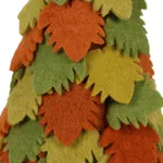 Wool Christmas decoration, 'Holiday Beauty in Green' - Hand Made Multicolored Wool Christmas Tree Decoration