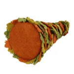 Wool Christmas decoration, 'Holiday Beauty in Green' - Hand Made Multicolored Wool Christmas Tree Decoration