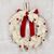 Wool Christmas wreath, 	'Christmas Essence' - Handmade Ivory Wool Christmas Wreath