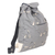 Cotton canvas backpack, 'Grey Langurs' - Artisan Crafted Cotton Canvas Backpack from Thailand