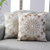 Embroidered cushion covers, 'Floral Greetings' (pair) - Hand Embroidered Polyester Velvet Cushion Covers (Pair) thumbail