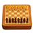 Wood travel chess set, 'Traveling with Royalty' - Hand Carved Wood Mini Travel Chess Set (image 2a) thumbail