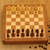 Wood travel chess set, 'Idle Hours' - Hand Crafted Acacia and Haldu Wood Chess Set (image 2b) thumbail