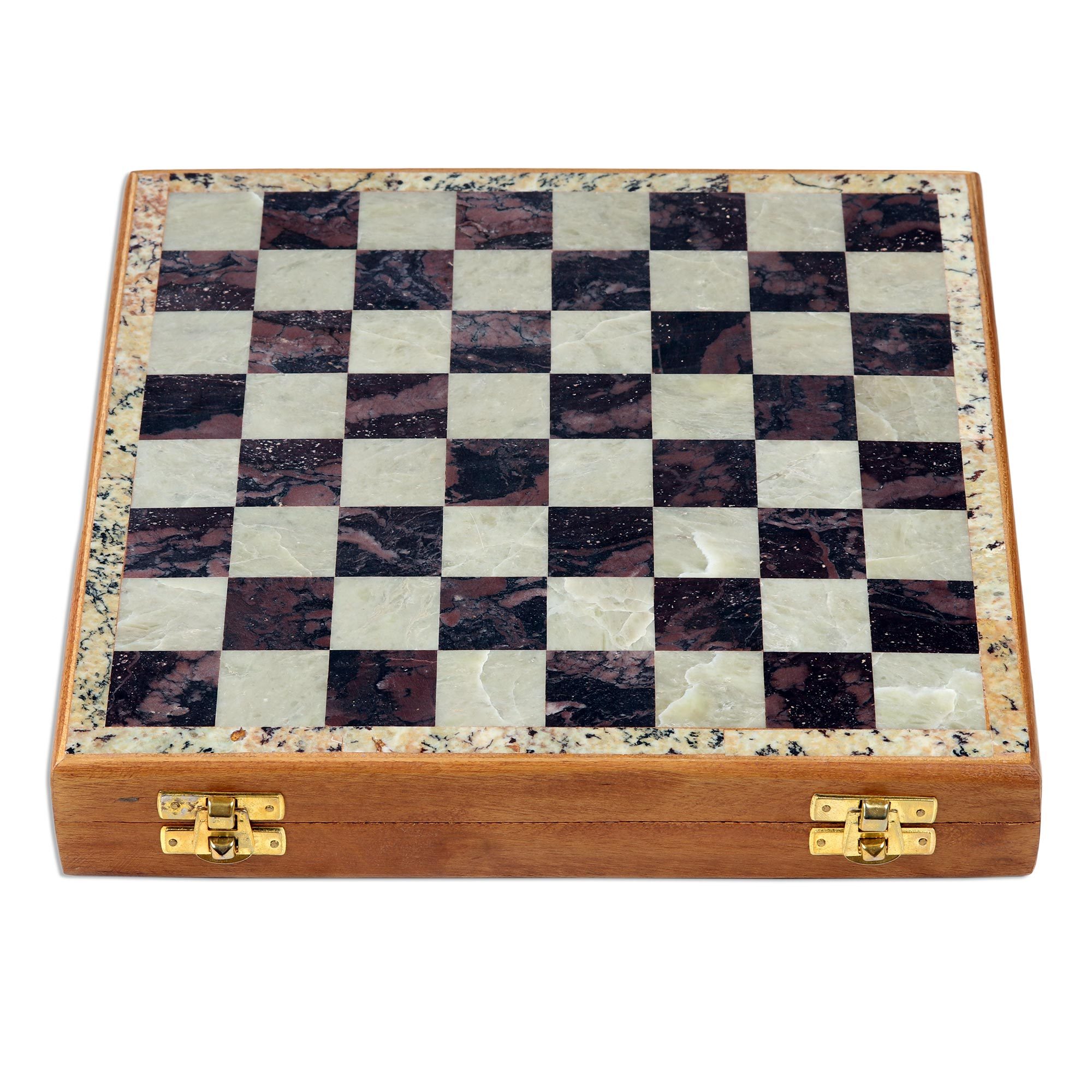 Hand Carved Soapstone Chess Set Mughal Leisure NOVICA