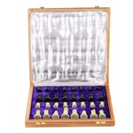 Soapstone chess set, 'Royal Charm' - Soapstone Self-Storing Chess Set from India